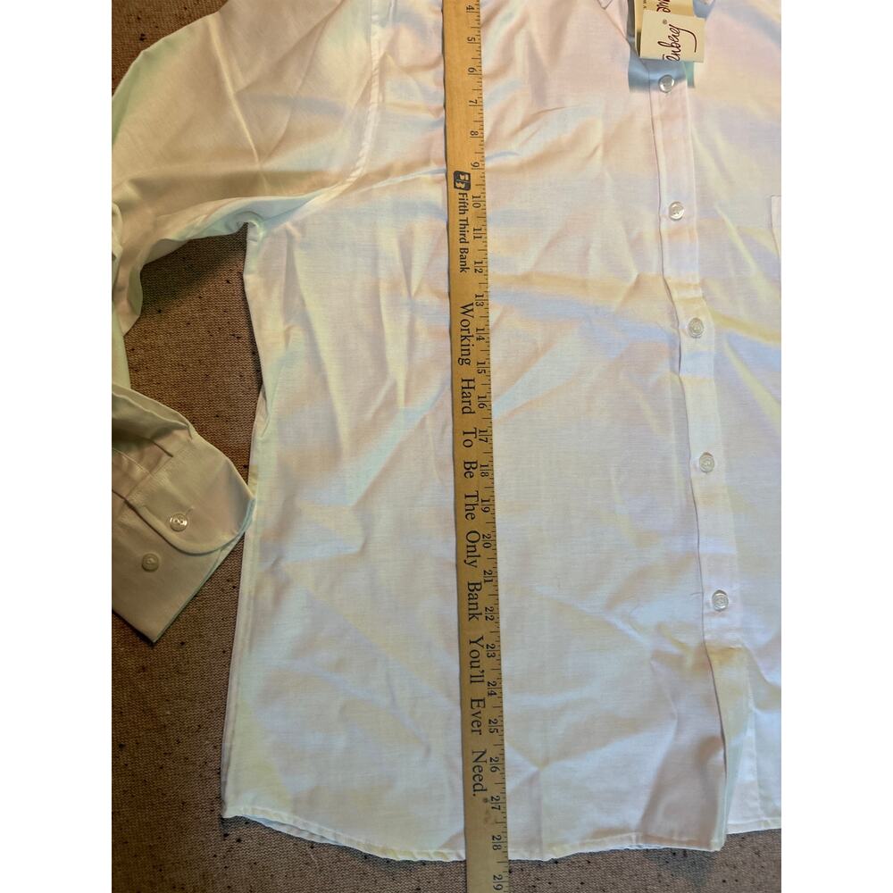 VTG Diane Von Furstenberg White Oxford Button Down Shirt Women's 44 (2x) NWT - Picture 6 of 7